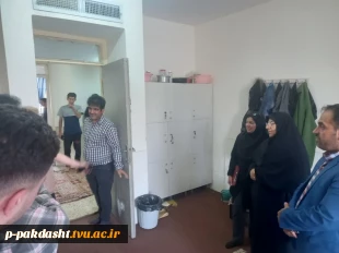 در ادامه بازدیدهای صورت گرفته از دانشکده های استان تهران،جلسه اعضای کمیته نظارت وتضمین کیفیت دانشگاه فنی وحرفه ای استان تهران روز سه شنبه مورخ 1403/02/25 با حضور سرکار خانم حجازی وهئیت همراه نظارت وارزیابی استان تهران در آموزشکده فنی وکشاورزی پسران پاکدشت